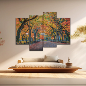 Autumn Colors In Nature Herbst Park New York City Wall Art