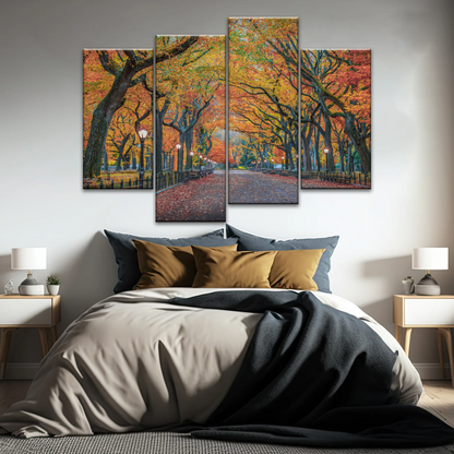 Autumn Colors In Nature Herbst Park New York City Wall Art