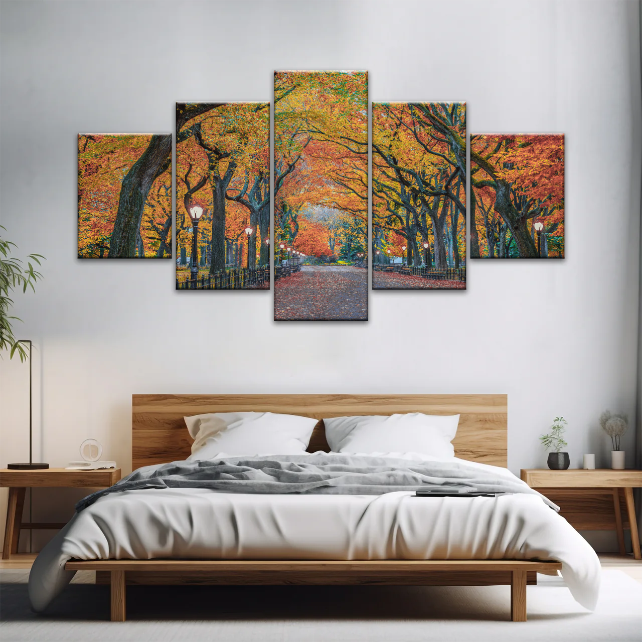 Autumn Colors In Nature Herbst Park New York City Wall Art