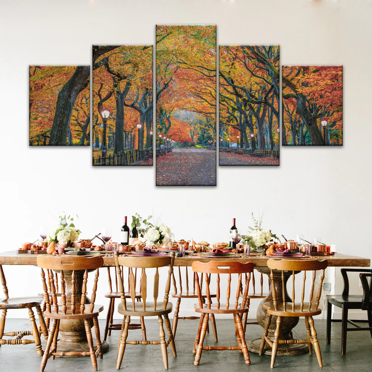 Autumn Colors In Nature Herbst Park New York City Wall Art