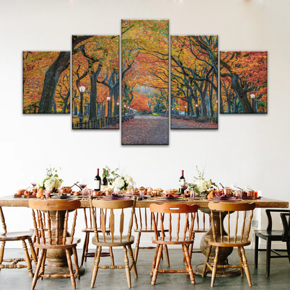 Autumn Colors In Nature Herbst Park New York City Wall Art