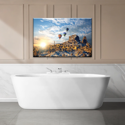 Hot Air Balloons In Cappadocia Turkey Canvas Print On Frame