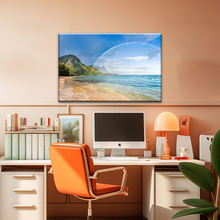 Load image into Gallery viewer, Beach Rainbow Wall Art Home Decor