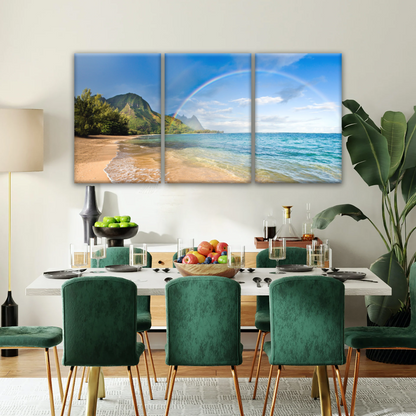 Beach Rainbow Wall Art Home Decor