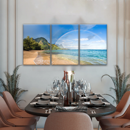 Beach Rainbow Wall Art Home Decor