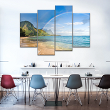 Load image into Gallery viewer, Beach Rainbow Wall Art Home Decor