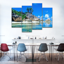 Load image into Gallery viewer, Beautiful Scenery of The Beach Under Blue Sky Beach Wall Art