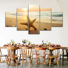 Load image into Gallery viewer, Beautiful View Of The Seaside Under The Sunset Beach Art For Wall