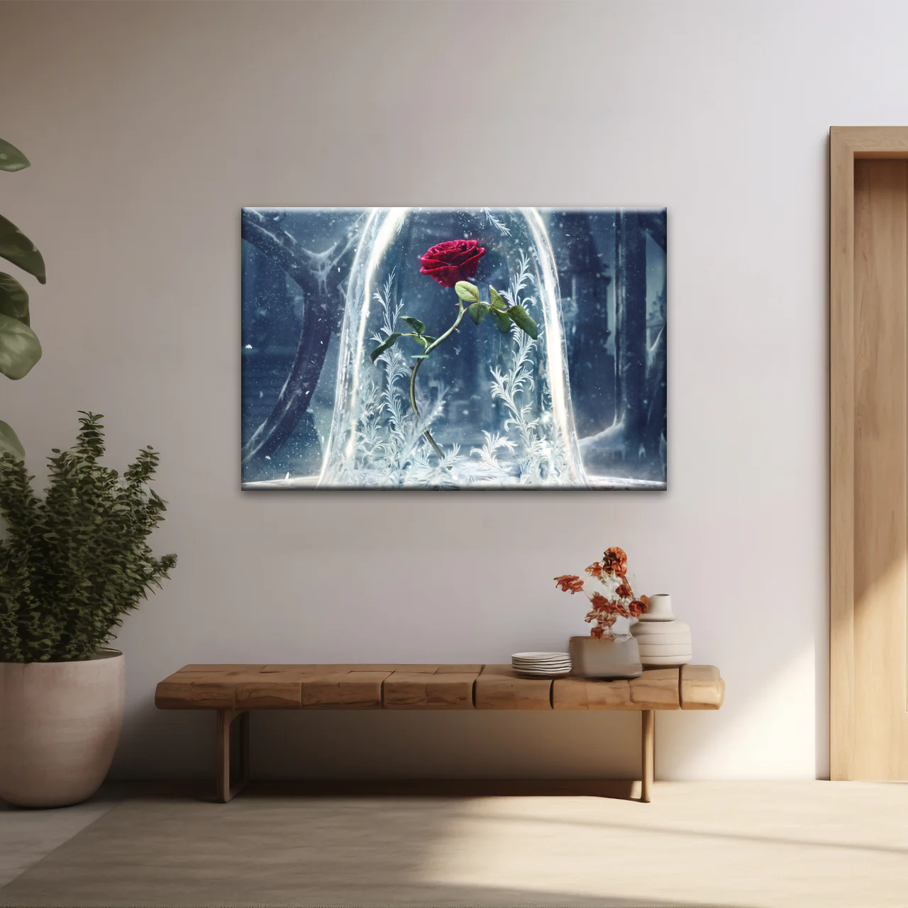 Beauty and the Beast 2017 Wall Canvas Print