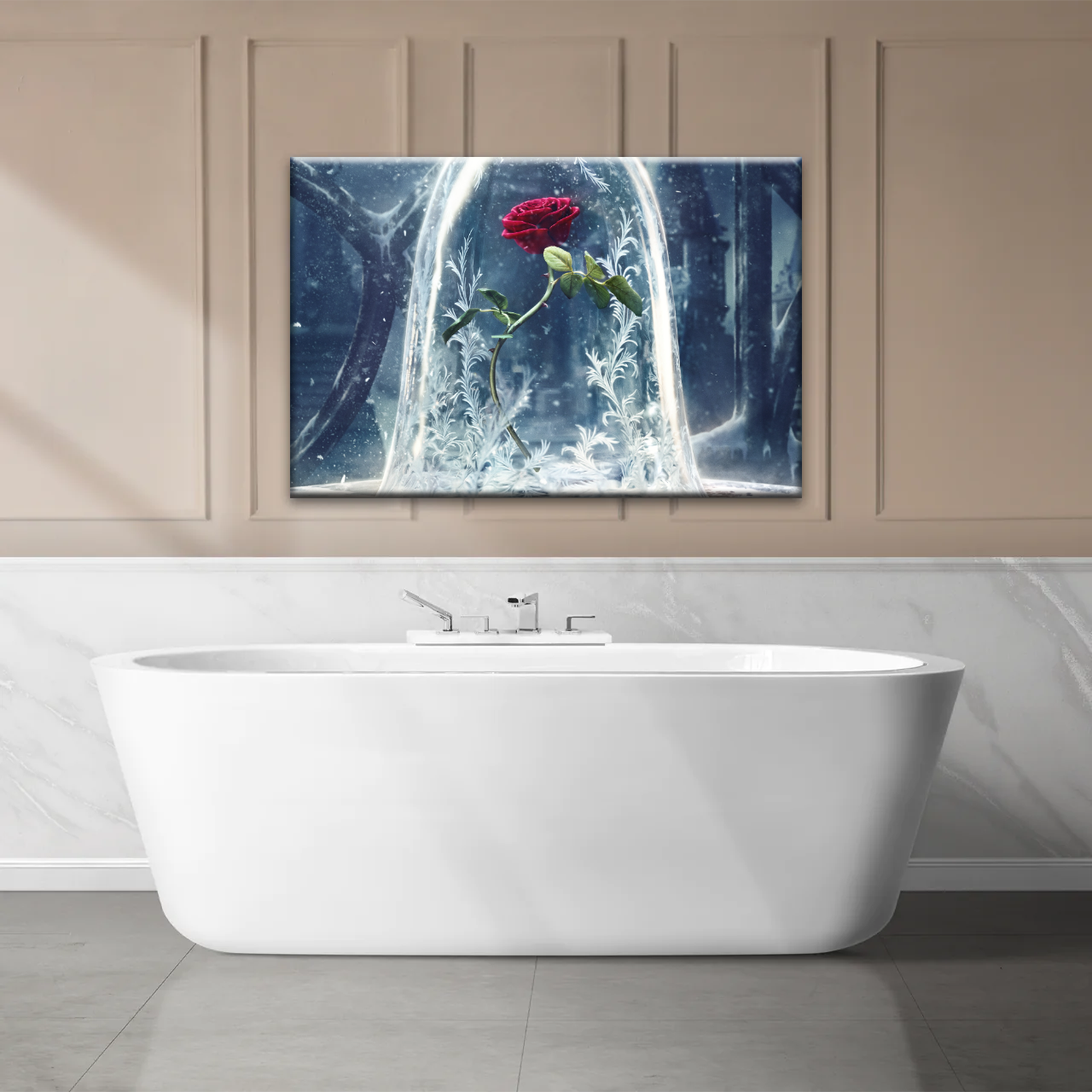 Beauty and the Beast 2017 Wall Canvas Print