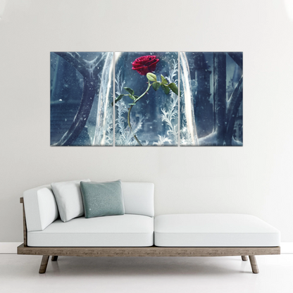 Beauty and the Beast 2017 Wall Canvas Print