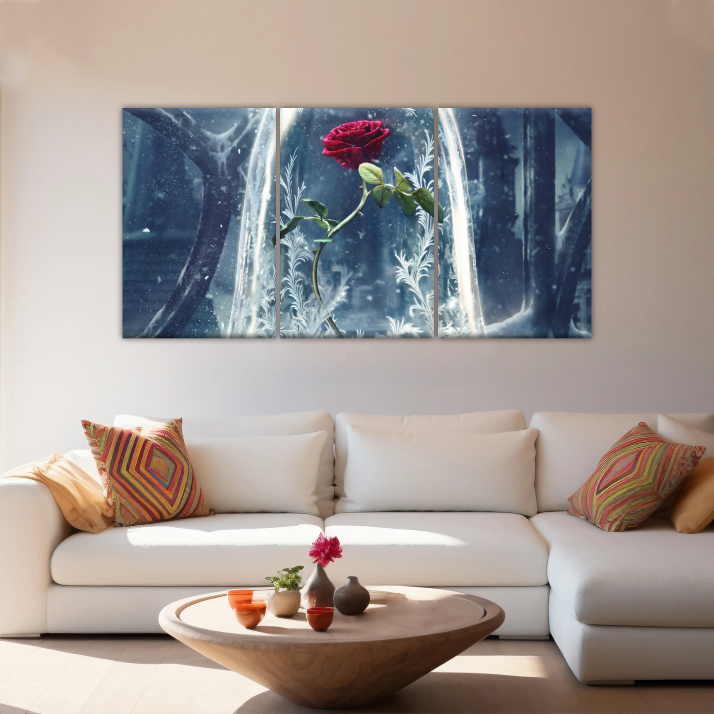 Beauty and the Beast 2017 Wall Canvas Print