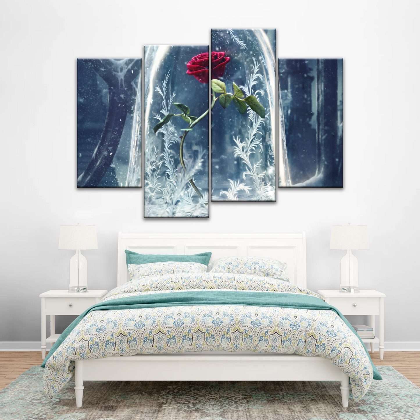 Beauty and the Beast 2017 Wall Canvas Print