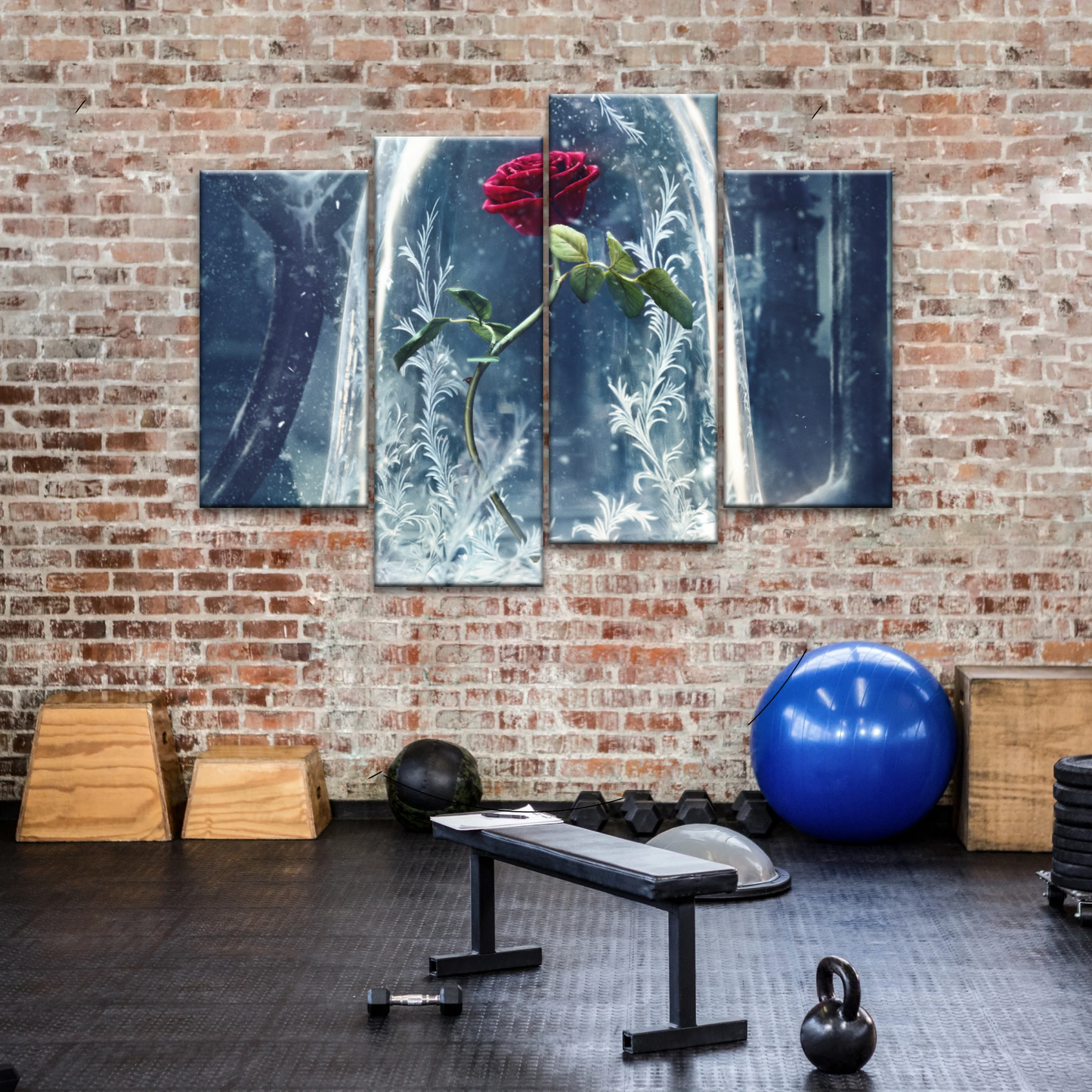 Beauty and the Beast 2017 Wall Canvas Print