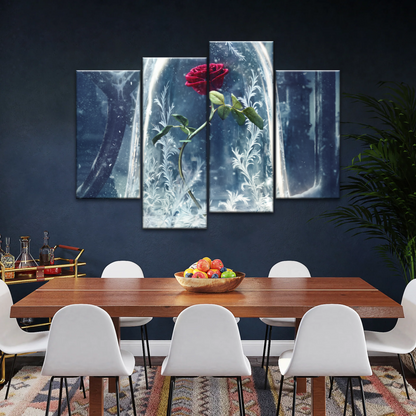Beauty and the Beast 2017 Wall Canvas Print