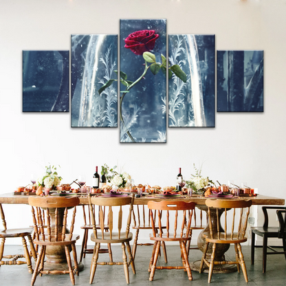 Beauty and the Beast 2017 Wall Canvas Print