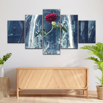 Beauty and the Beast 2017 Wall Canvas Print