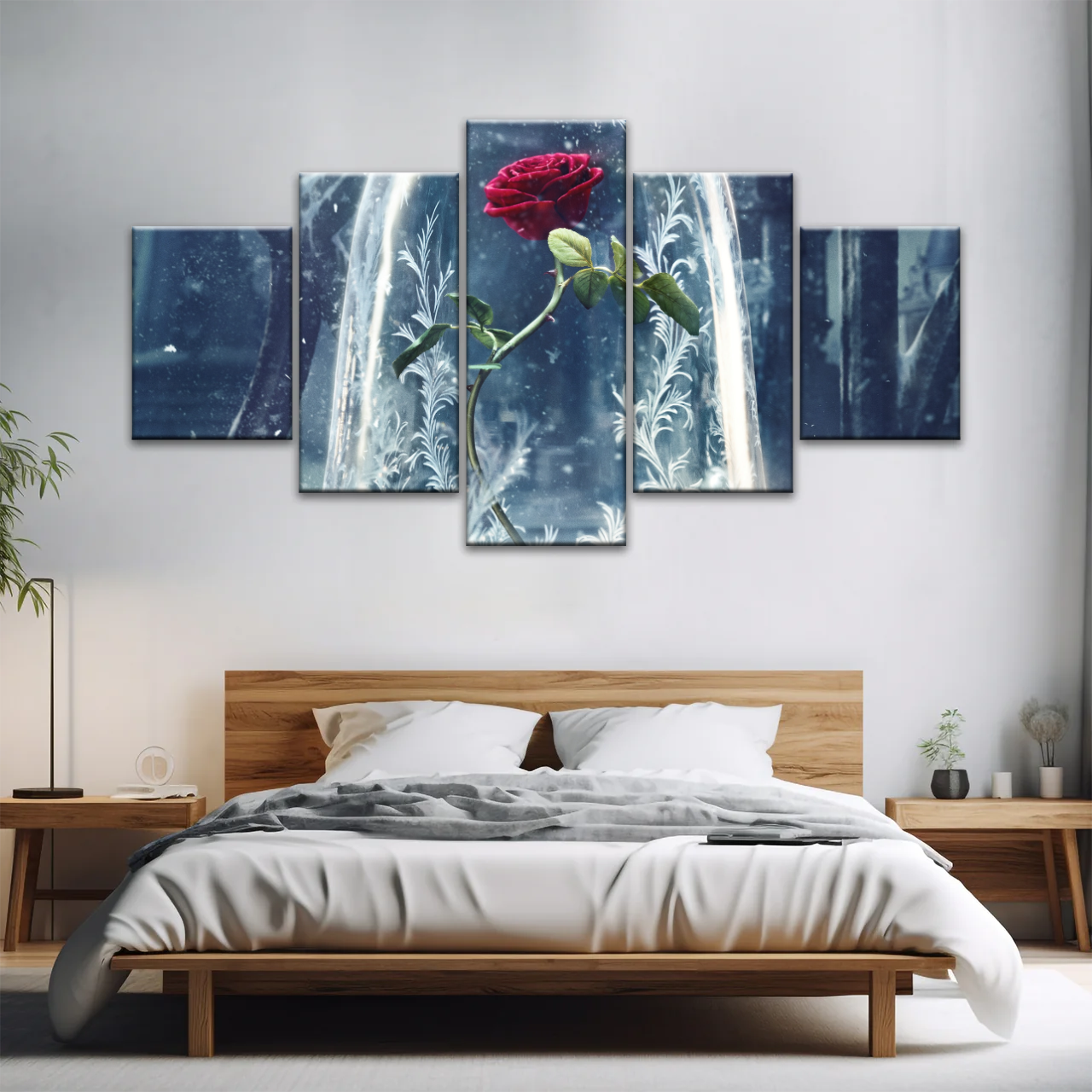Beauty and the Beast 2017 Wall Canvas Print