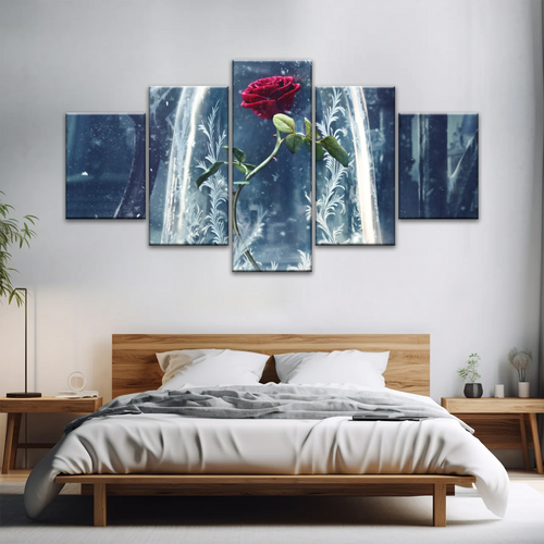 Beauty and the Beast 2017 Wall Canvas Print