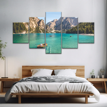 Load image into Gallery viewer, Boating Under Clear Skies Canvas Prints Wall Art