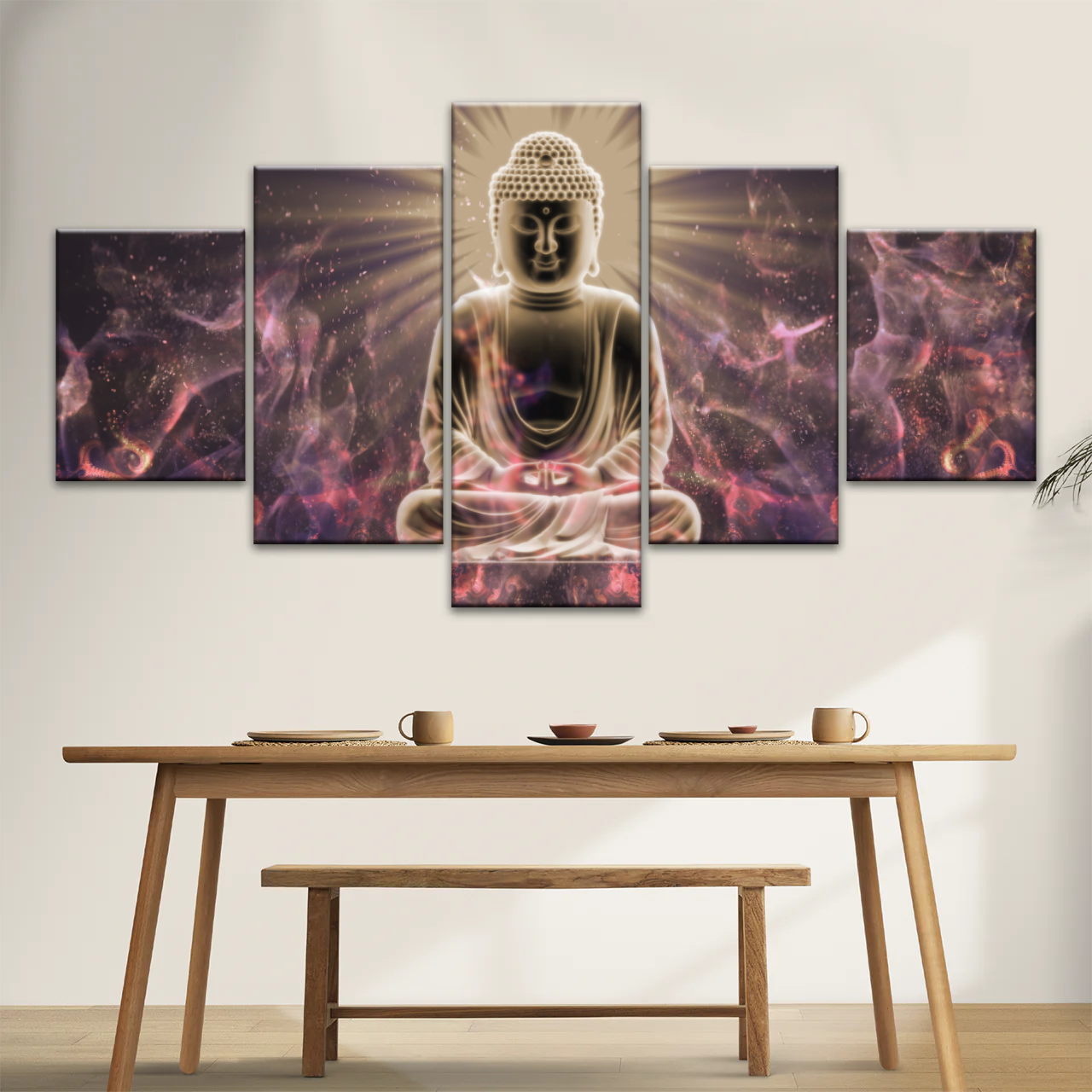 Sitting Buddha Meditation Canvas Photos Print