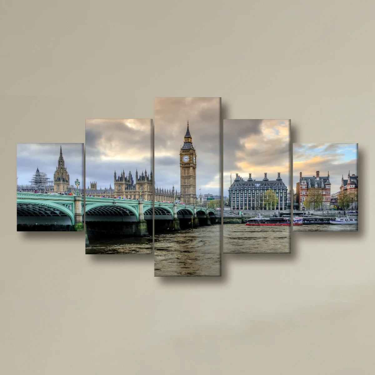 5 Piece Canvas 32" x 60" (80x150cm)