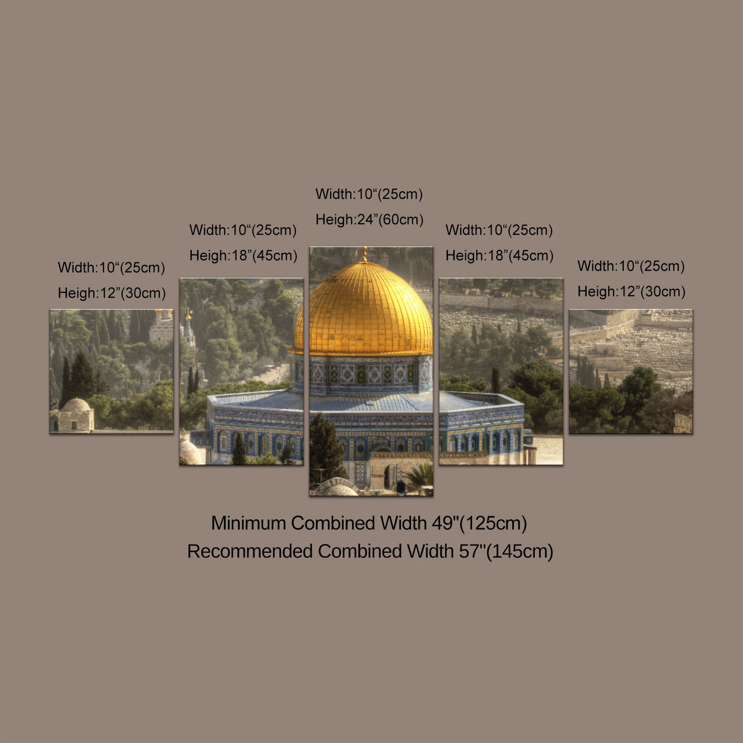 The Dome Of The Rock, Jerusalem, Israel Wall Art