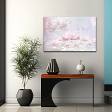 Load image into Gallery viewer, Pink Roses And Doves Canvas Art Printing