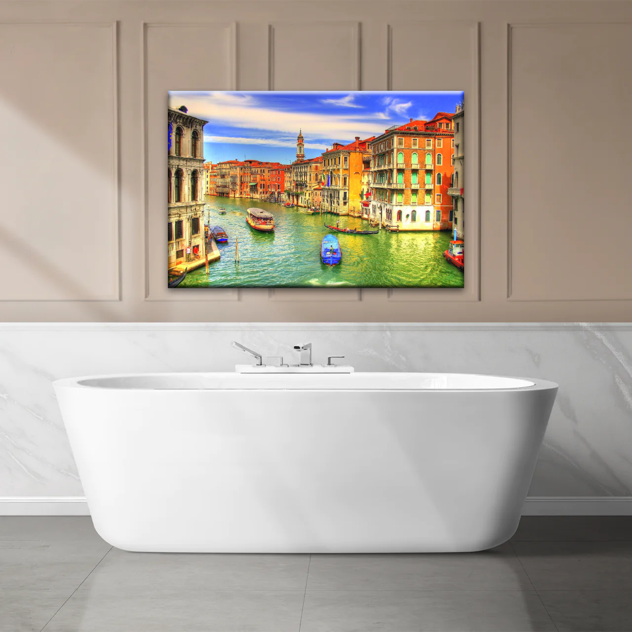 European Water City Canvas Prints From Photos