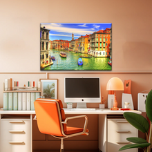 Load image into Gallery viewer, European Water City Canvas Prints From Photos