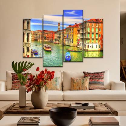 European Water City Canvas Prints From Photos
