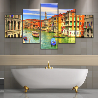 European Water City Canvas Prints From Photos