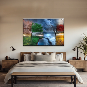 Four Seasons Scenery Canvas Prints Costco