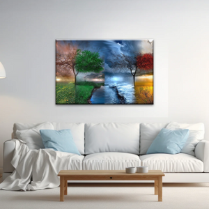 Four Seasons Scenery Canvas Prints Costco