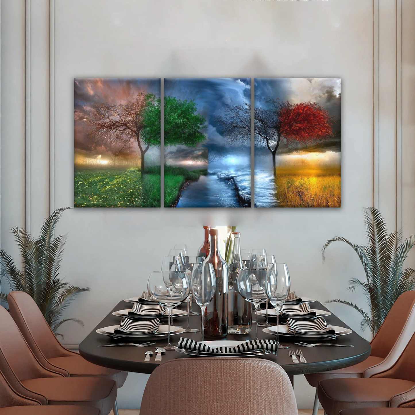 Four Seasons Scenery Canvas Prints Costco