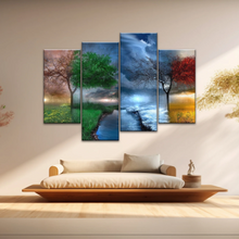 Load image into Gallery viewer, Four Seasons Scenery Canvas Prints Costco