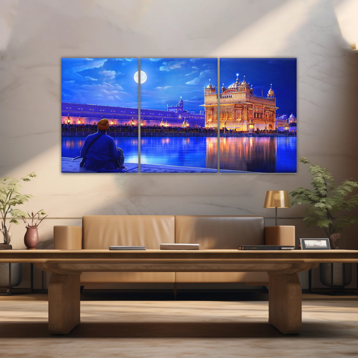 Golden Temple Harmandir Sahib In The City of Amritsar Punjab India Canvas Art Print