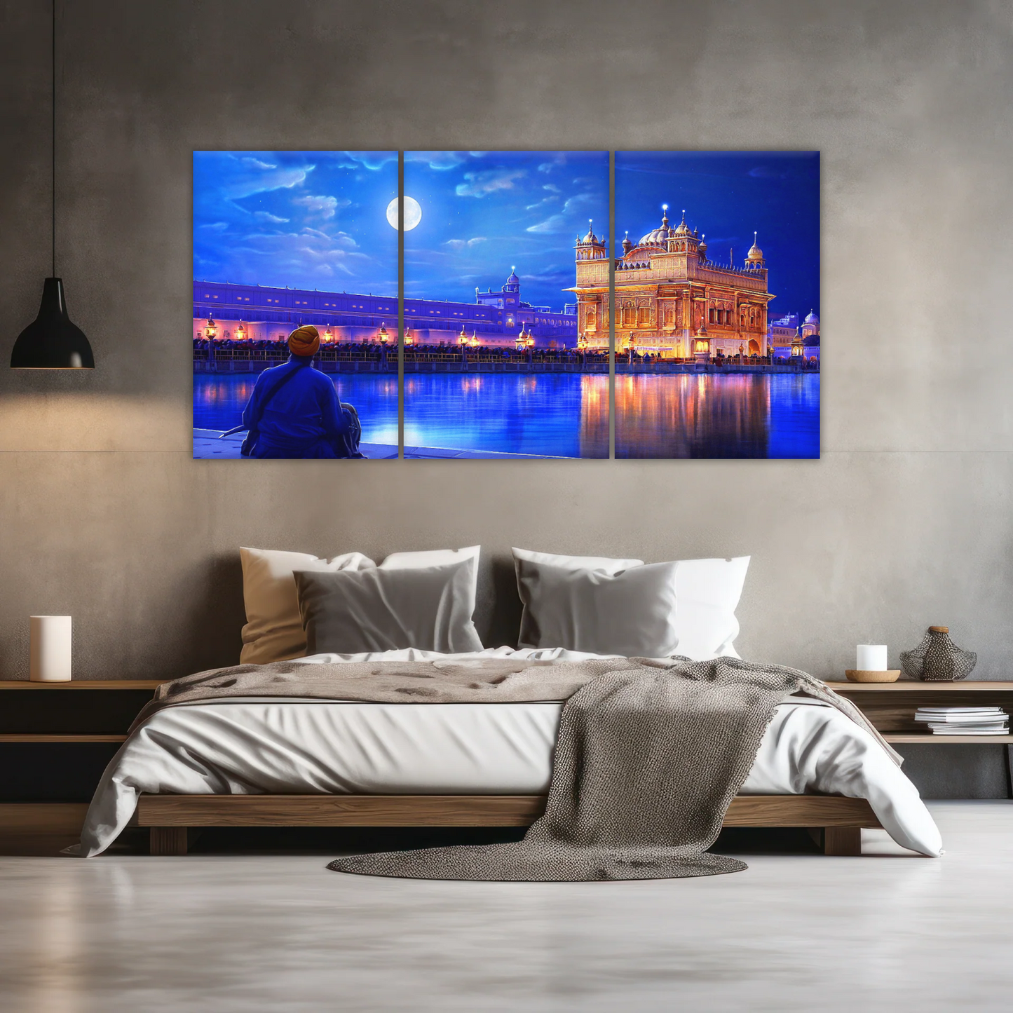 Golden Temple Harmandir Sahib In The City of Amritsar Punjab India Canvas Art Print