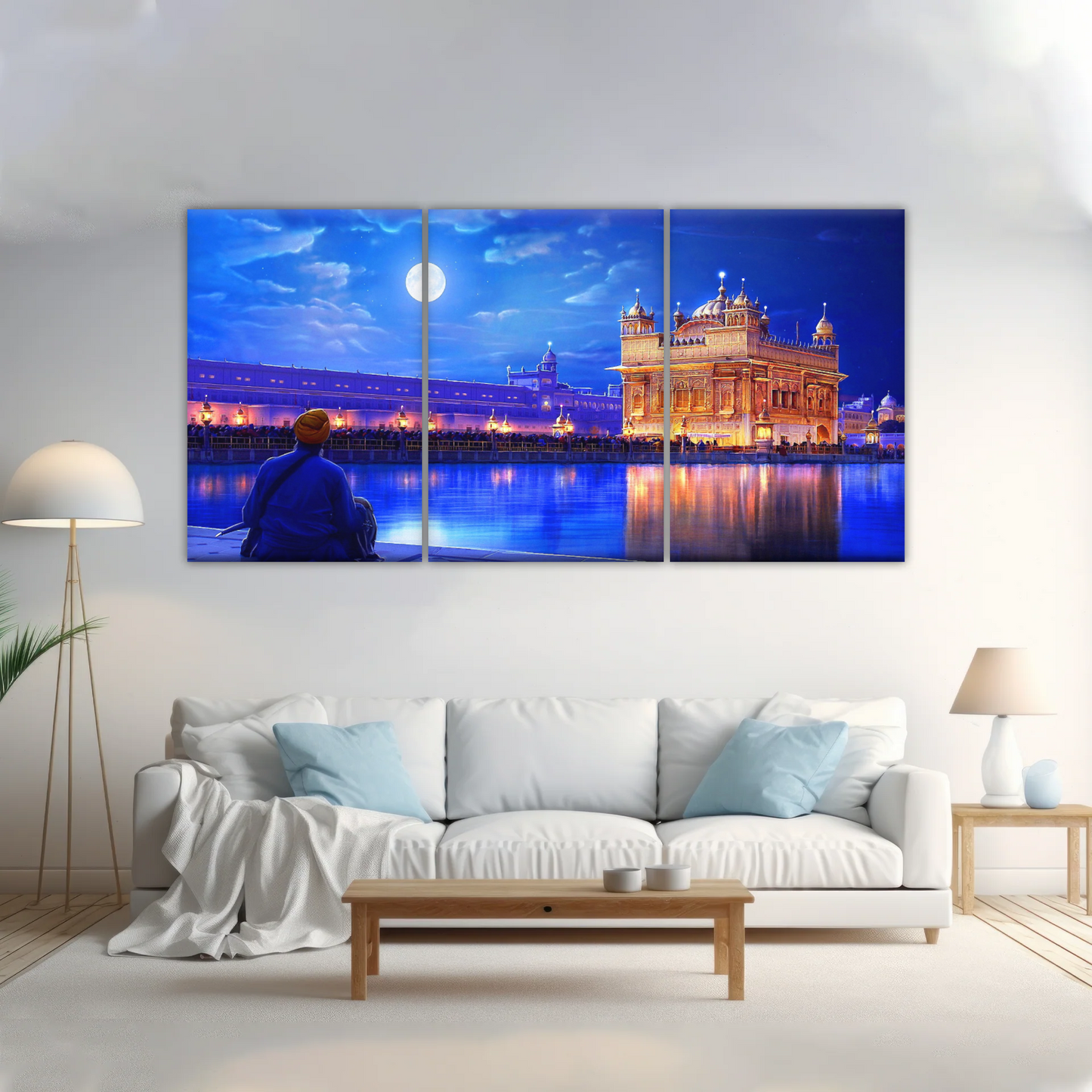 Golden Temple Harmandir Sahib In The City of Amritsar Punjab India Canvas Art Print