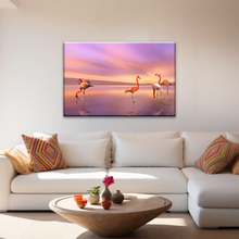 Load image into Gallery viewer, Greater Family Flamingo Wrapped Canvas Prints