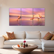 Load image into Gallery viewer, Greater Family Flamingo Wrapped Canvas Prints