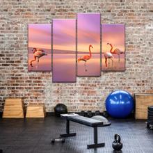 Load image into Gallery viewer, Greater Family Flamingo Wrapped Canvas Prints