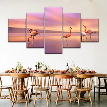 Load image into Gallery viewer, Greater Family Flamingo Wrapped Canvas Prints