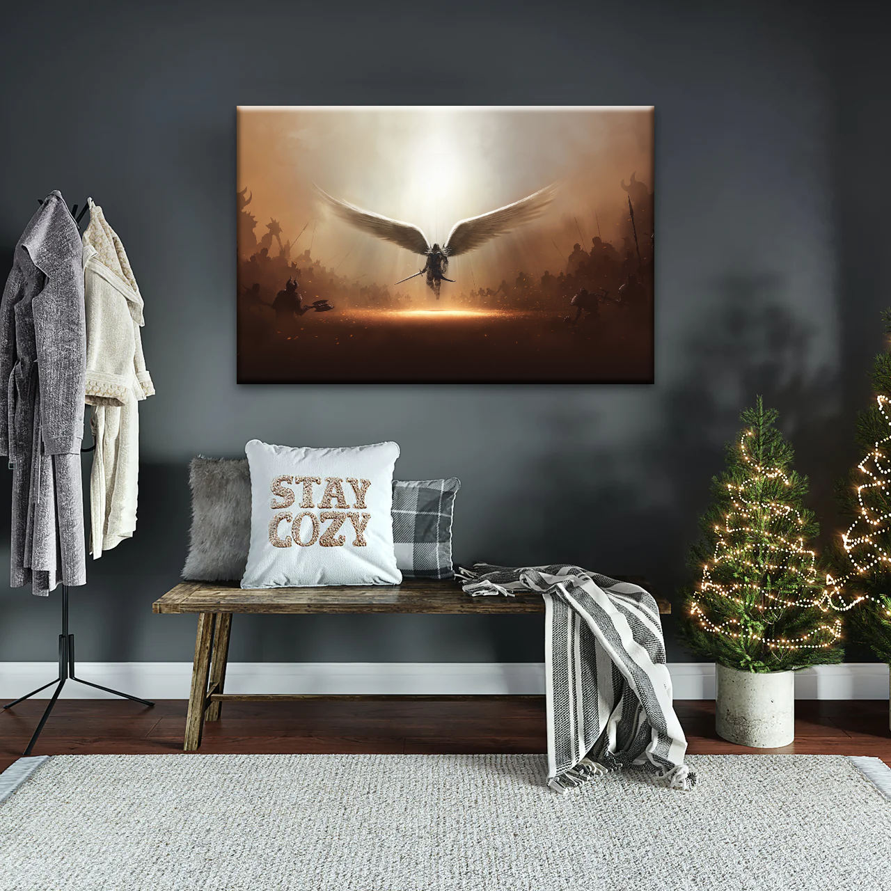 Guardian Angel Holding Sword Canvas Prints From Photos