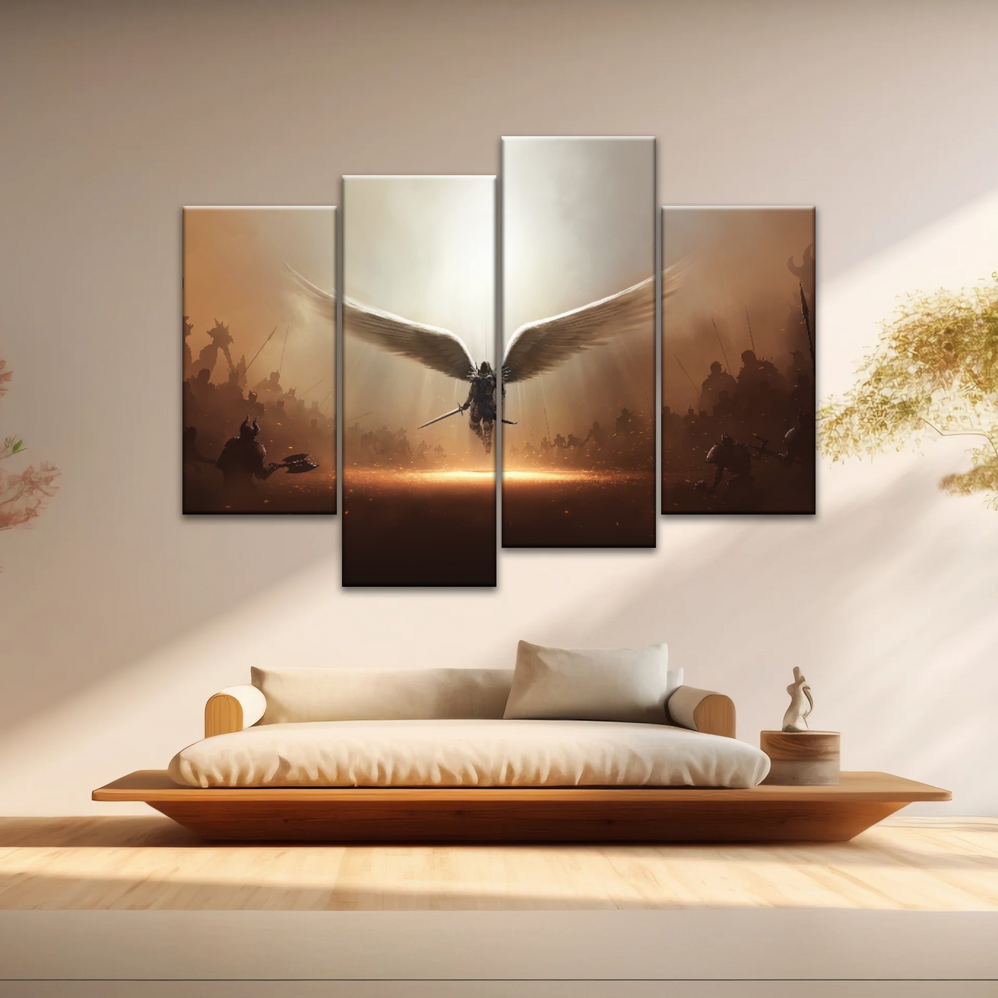 Guardian Angel Holding Sword Canvas Prints From Photos