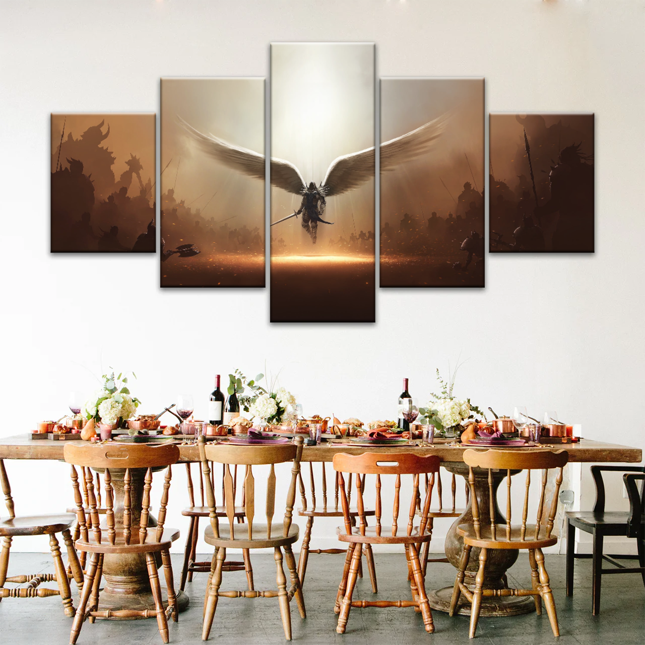Guardian Angel Holding Sword Canvas Prints From Photos