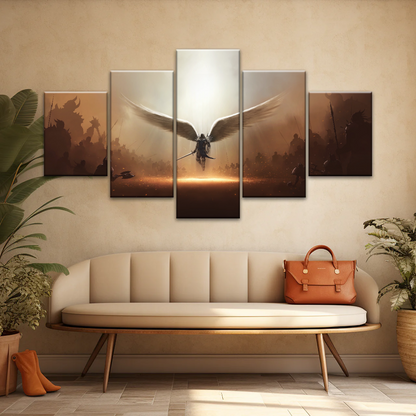 Guardian Angel Holding Sword Canvas Prints From Photos
