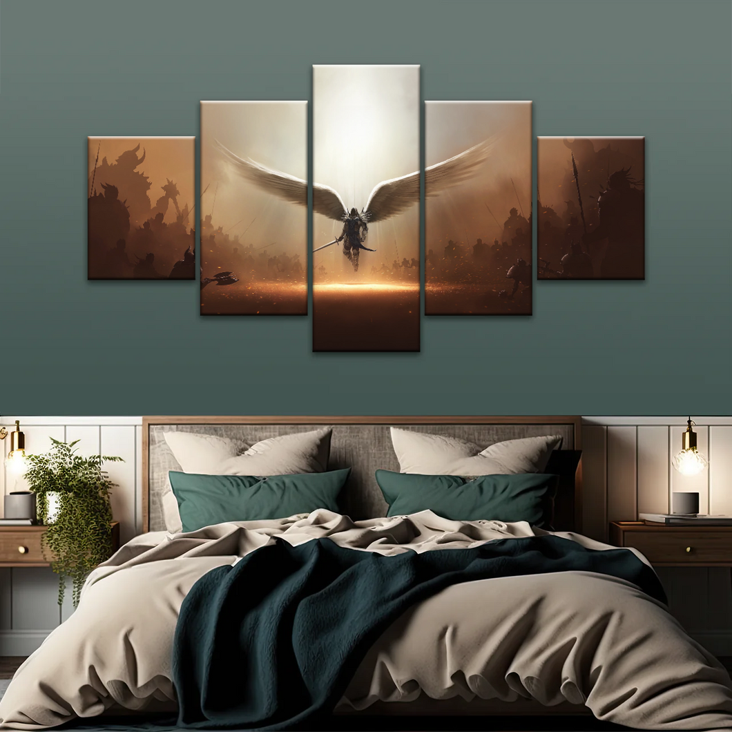 Guardian Angel Holding Sword Canvas Prints From Photos