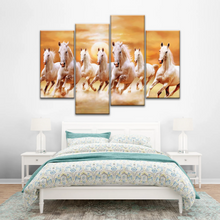 Load image into Gallery viewer, WALLERAA Seven Lucky Running Horses Canvas Prints With Frame