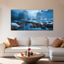 Load image into Gallery viewer, Ice In The Lake Melts Wall Decoration Art